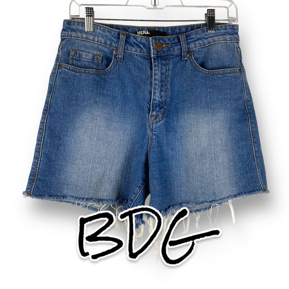 BDG High Rise Cut Off Denim Shorts Womens Size 29